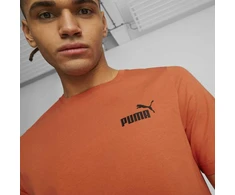 Puma Marškinėliai Vyrams Ess Logo Tee Oranžinis 586669 94