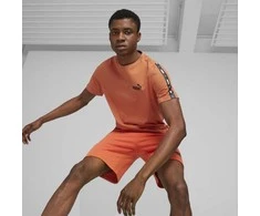 Puma Marškinėliai Vyrams Ess+ Tape Tee Oranžinis 847382 94
