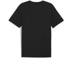 Puma Marškinėliai Vyrams F1 Ess Logo Tee Juodas Raudona 625851 01
