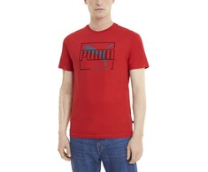 Puma Marškinėliai Vyrams Flock Tee High Risk Raudona