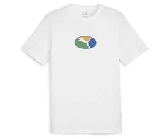 Puma Marškinėliai Vyrams Graphics Execution Tee Baltas 680183 02