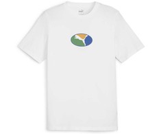 Puma Marškinėliai Vyrams Graphics Execution Tee Baltas 680183 02