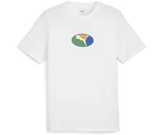 Puma Marškinėliai Vyrams Graphics Execution Tee Baltas 680183 02