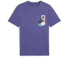 Puma Marškinėliai Vyrams Graphics Icon Tee Violetinė 684829 46