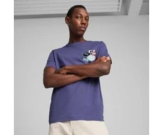 Puma Marškinėliai Vyrams Graphics Icon Tee Violetinė 684829 46