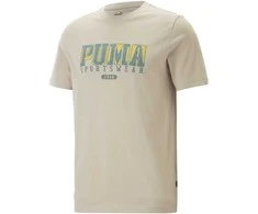 Puma Marškinėliai Vyrams Graphics Retro Tee Granola Kreminis 674486 88
