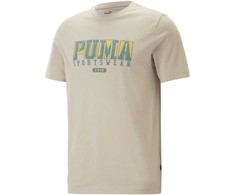 Puma Marškinėliai Vyrams Graphics Retro Tee Granola Kreminis 674486 88