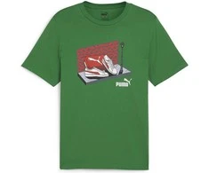 Puma Marškinėliai Vyrams Graphics Sneaker Žalias 680175 86