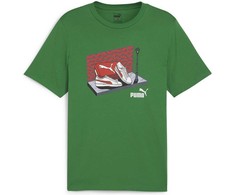 Puma Marškinėliai Vyrams Graphics Sneaker Žalias 680175 86