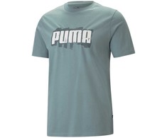 Puma Marškinėliai Vyrams Graphics Wording Tee Žalias 674475 84