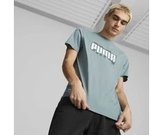 Puma Marškinėliai Vyrams Graphics Wording Tee Žalias 674475 84