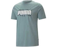 Puma Marškinėliai Vyrams Graphics Wording Tee Žalias 674475 84