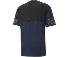 Puma Marškinėliai Vyrams Power Colorb Mėlyna Juodas 671567 73