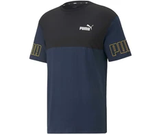 Puma Marškinėliai Vyrams Power Colorb Mėlyna Juodas 671567 73