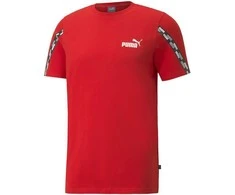 Puma Marškinėliai Vyrams Power Tape Raudona