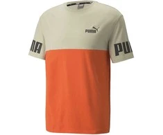 Puma Marškinėliai Vyrams Puma Power Colorb Oranžinis Pilkas 847389 64