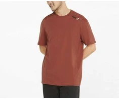 Puma Marškinėliai Vyrams Rad/Cal Tee Chili Brown 847432 23