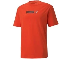 Puma Marškinėliai Vyrams Rad Cal Tee Grena Oranžinis