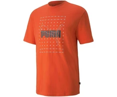 Puma Marškinėliai Vyrams Reflective Graphic Tee Oranžinis