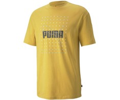 Puma Marškinėliai Vyrams Reflective Graphic Tee Geltona