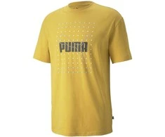 Puma Marškinėliai Vyrams Reflective Graphic Tee Geltona