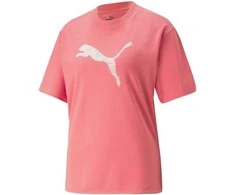 Puma Medvilninė Palaidinė Moterims Her Tee Loveable Rožinė 673107 63