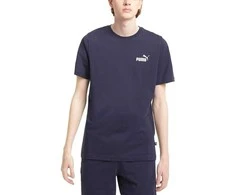 Puma Medvilniniai Marškinėliai Vyrams ESS Small Logo Tee Mėlyna 586668 06