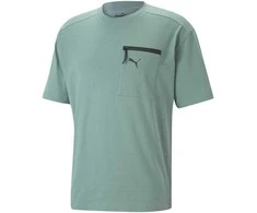 Puma Medvilniniai Marškinėliai Vyrams Open Road Tee Adriatic Žalias 673401 84