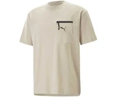 Puma Medvilniniai Marškinėliai Vyrams Open Road Tee Granola Creamy 673401 88