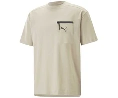 Puma Medvilniniai Marškinėliai Vyrams Open Road Tee Granola Creamy 673401 88
