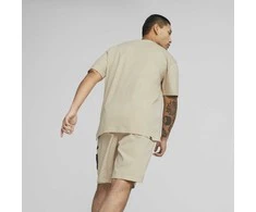 Puma Medvilniniai Marškinėliai Vyrams Open Road Tee Granola Creamy 673401 88