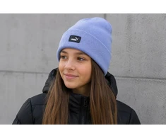 Puma Megzta Kepurė Paaugliams Classic Low Crown Beanie Jr Light Mėlyna 027606 05