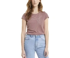 Puma Palaidinė Active Logo Heather Tee Rožinė