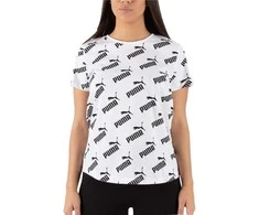 Puma Palaidinė Amplified Aop Tee Baltas