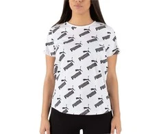 Puma Palaidinė Amplified Aop Tee Baltas