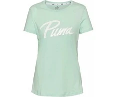 Puma Palaidinė Athletics Tee Žalias