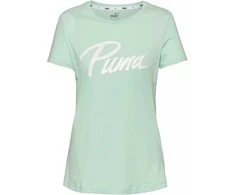 Puma Palaidinė Athletics Tee Žalias