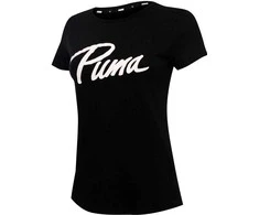 Puma Palaidinė Athletics Tee Juodas