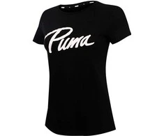 Puma Palaidinė Athletics Tee Juodas