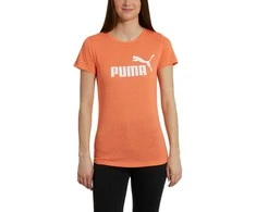 Puma Palaidinė Ess+ Logo Heather Tee Oranžinis 852127 14