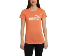 Puma Palaidinė Ess+ Logo Heather Tee Oranžinis 852127 14
