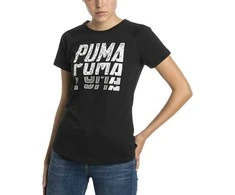 Puma Palaidinė Font Graphic Tee Juodas 854352 01