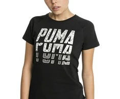 Puma Palaidinė Font Graphic Tee Juodas 854352 01