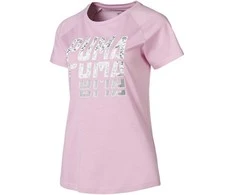 Puma Palaidinė Font Graphic Tee Pale Rožinė 854352 21