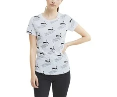 Puma Palaidinė Moterims Amplifid Aop Tee Baltas