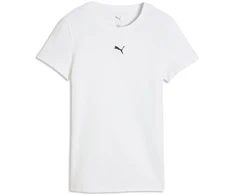 Puma Palaidinė Moterims Ess Centered Cat Logo Tee Baltas 692916 02
