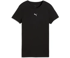 Puma Palaidinė Moterims Ess Centered Cat Logo Tee Juodas 692916 01