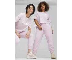 Puma Palaidinė Moterims Ess Cropped Logo Rožinė 586866 60