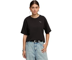 Puma Palaidinė Moterims Ess Elevated Relaxed Tee Juodas 691813 01