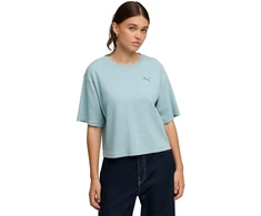 Puma Palaidinė Moterims Ess Elevated Relaxed Tee Light Mėlyna 691813 47